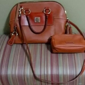 DOONEY&Bourke large satchel with makeup bag